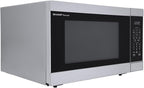 SHARP Countertop Microwave Oven with Removable 13.6" Carousel Turntable, 1100 Watt, 1.6 Cubic Feet, Stainless Steel