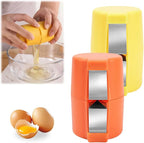 Egg Shell Opener, 2025 New Egg Cracker Tool for Raw Eggs, Stainless Eggs Peeling Tool Kitchen Gadgets, Eggshell Breaker for Hard Boiled Eggs (Y+O)