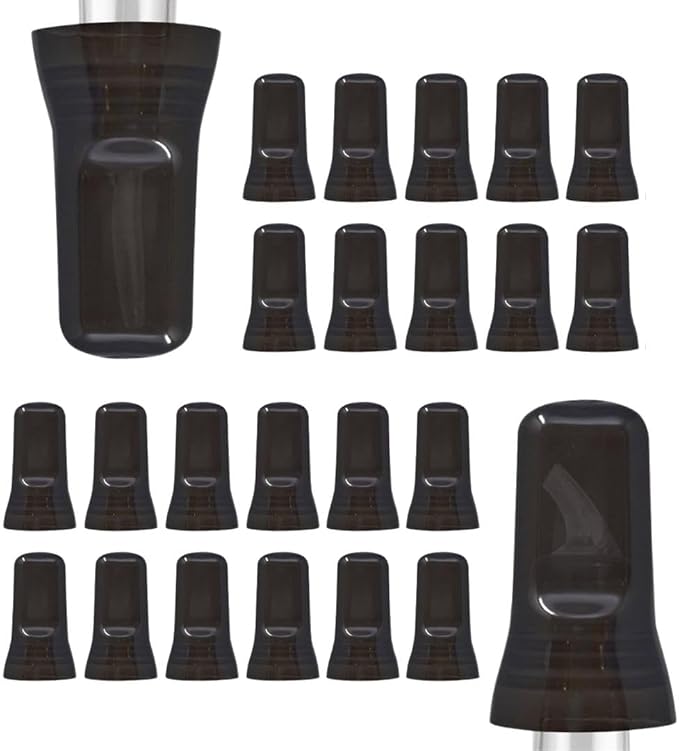 Esatto 24 Pieces Pour Spout Covers - Liquor Bottle Toppers Black, Universal Bottle Pour Dispenser,Liquor Bottle Covers Bottle Cover Dust for Home Kitchen Tools Supplies
