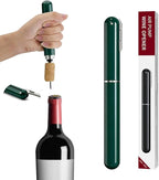 IPEROT Wine Bottle Opener, IPEROT Air Pressure Wine Corkscrew With Cutting Wine Bottle Foil Knife, Effortlessly Open Wine Bottles Without Damaging Corks, Easy-to-Use (Green)