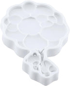 Bear Silicone Mold Hot Air Balloon Fondant Molds Bear Balloon Chocolate Candy Mold For Cake Decoration Cupcake Topper Polymer Clay Gum Paste Set of 4