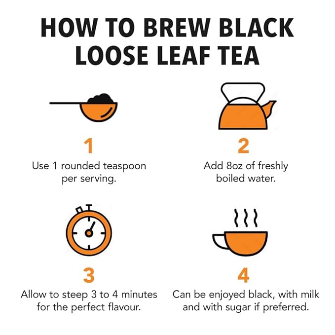 Twinings Earl Grey Loose Black Tea Tins, 7.05 Ounce Tins (Pack of 6), Flavoured with Citrus and Bergamot, Caffeinated, Enjoy Hot or Iced