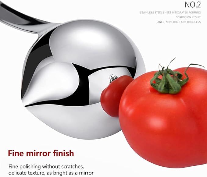 Stainless Steel Scoop Filter Grease Spoon Colander Spoon Soup Oil Separation Cooking Colander Tools Kitchen Gadgets Set