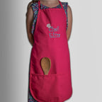 Made in the USA Chef Any Name Child Personalized Embroidered Premium Child Apron for Kids Girls Boys Fun in the Kitchen Gift