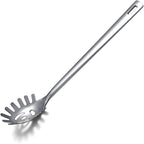 Spaghetti Spoon, Berglander Pasta Server, Stainless Steel Pasta Spoon, Pasta Fork, Noddle Fork, Heat Resistant, Dishwasher Safe, Easy to Clean
