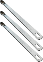 3PCS 1/32 Teaspoon(1/32tsp, 0.16ml, Smidgen) Single Tiny Measuring Spoon, Small Individual Stainless Steel Measure Spoons Only