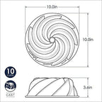 Nordic Ware Heritage Bundt Pan, One, Gold