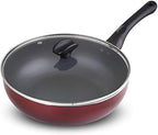 Wok - Electric Stir-Fry Wok， Auto Cooking Cooker， Stir-Fry Wok， Sauté Wok， Slow Cooker， Stew Pot， Automatic Stir-Fry， Saucepan， Cook Soup-34cm，34cm