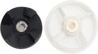 2PCS Rubber Plastic Replacement Base and Vane Gear Parts Suitable for Mixer Accessories