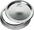 Ball Wide Mouth Glass Mason Jars with Lids and Bands, Used for Canning, Pickling, Juice, Jam, Jelly, Quart Size 32 Ounce (Pack of 3)