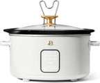 Beautiful 4-Quart Programmable Slow Cooker with Touch-Activated Display, Digital Timer, Keep-Warm Function & Removable Non-Stick Pot