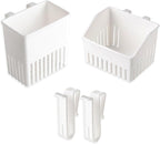 3 Pack Silverware Drying Basket, Silverware Drainer, Utensil Drainer, Escurridor De Cubiertos Plastico, Knife and Fork Storage Rack, Cup Rack Drying, Cup Rack for Drying in Kitchen