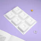 mostsom Silicone Molds Square Mousse Mold DIY Chocolate Mold Mousse Cake Baking Decorating Dessert Cake Decoration Modeling Silicone Mold (G Big Square)