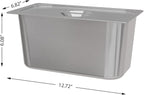KoolMore Commercial Bain Marie Countertop Food Warmer, Soup Station, and Buffet Table Server with Three Serving Section, Stainless-Steel Steamer with Auto Shut Off (CFW-3), Silver