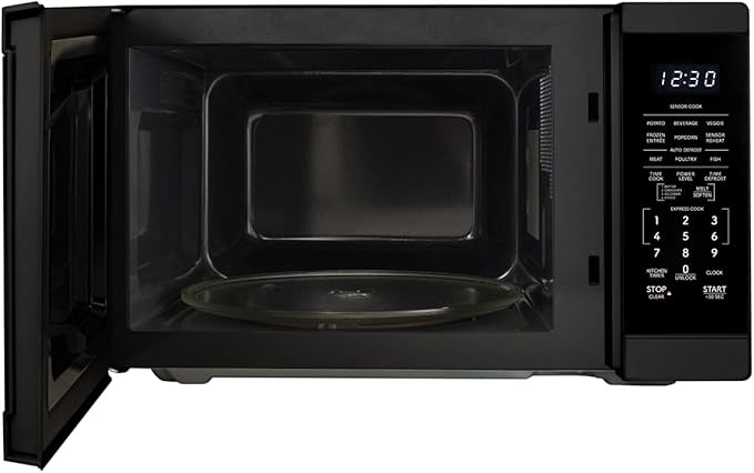 SHARP Countertop Microwave Oven with Removable 12.4" Carousel Turntable, 1100 Watt, 1.4 Cubic Feet, Black