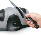 Presto 08800 EverSharp Electric Knife Sharpener, 2-Stage System, Silver/Black