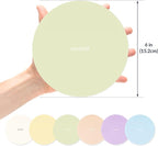 NIHOME Silicone Jar Opener – 6 Inch Large Anti-Slip Grip Pads, Premium 100% Food-Grade Silicone, Stylish Designer Colors, Multi-Purpose Heat-Resistant Mat & Coaster, Set of 6 (Light Candy Colors)