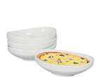 Au Gratin Baking Dishes 9'' x 6'', 28 OZ Ceramic Oval Baking Dish for Single Serving, Individual Casserole Dishes Oven Safe, Set of 4 Oval serving bowl for food, Side Dishes, Salad, Pasta
