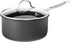 Cuisinart Chef's Classic Non-Stick 3-Quart Nonstick-Hard-Anodized, Saucepan w/Cover, 6193C-20