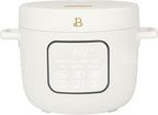 14 Cup Electric Rice Cooker, Programmable Grain Cooker with Automatic Keep Warm, Touch Display, Ceramic Nonstick Inner Pot and Steam Tray (White Icing)