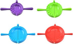 GALPADA 4pcs Dumpling Making Mold Set with Large Medium Small and Mini Sizes Food-grade Pp Plastic Dumpling Press Cutters for Household Kitchen and Cooking Gadget Random Color
