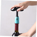 PRETYZOOM Gentleman Shape Wine Opener Portable Corkscrew Wine Cork Remover Kitchen Gadget Bar Tool Random Color