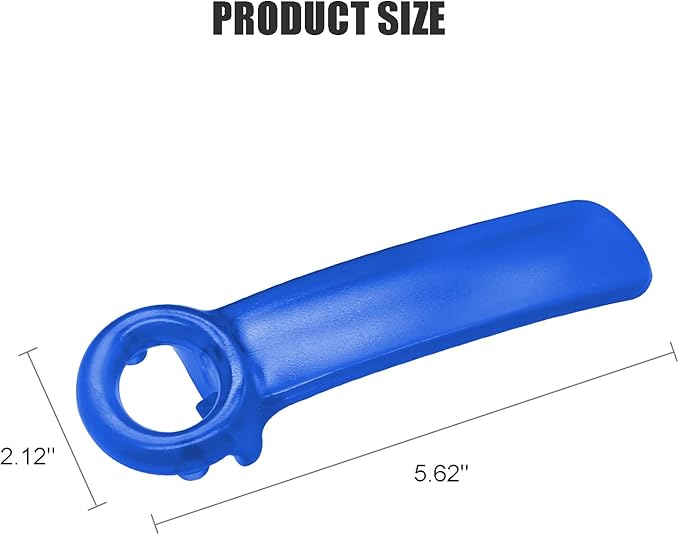 1 Pack Blue Jar-key Jar Opener The Original Easy Use by Anyone (Transparent)
