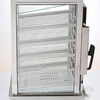 5-Tier Electric Bun Steamer, Commercial Stainless Steel Food Warmer Display with Automatic Temperature Control, for Buns, Baozi, Siomai, Corn, Buffet, Kiosk, Restaurant