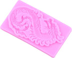 Dragon Silicone Mold Dragon Fondant Molds For Cake Decoration Cupcake Topper Polymer Clay Candy Chocolate Gum Paste Set Of 3