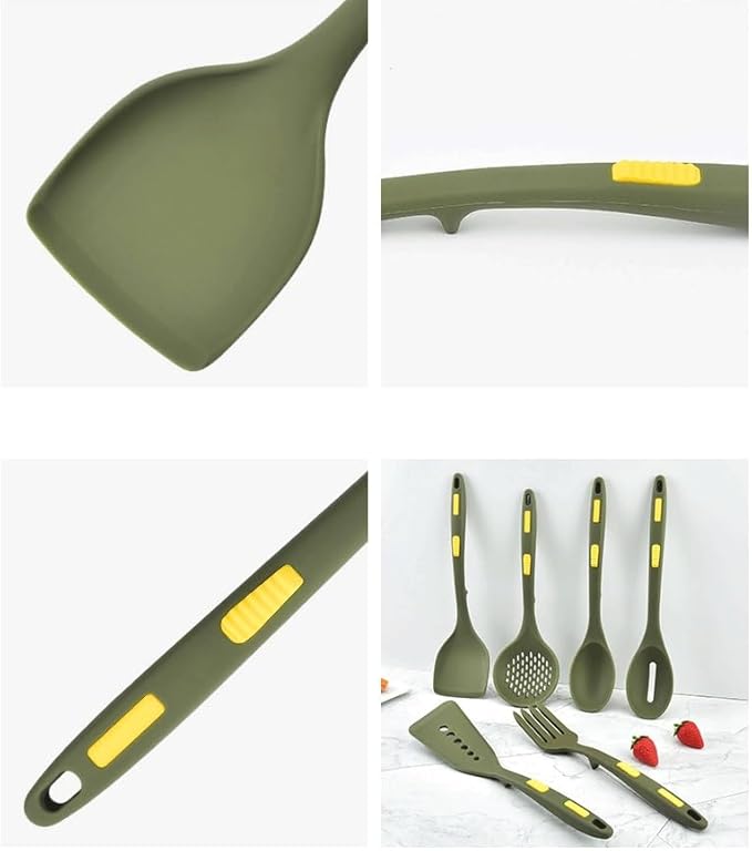 Kitchen Utensils Set Non-stick Kitchenware Cooking Spoon Soup Ladle Spatula Shovel Tools Gadget Accessories