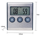 Meichoon Meat Thermometers for Cooking,Timer Probe Food Thermometer,Grilling Meat BBQ and Water Milk Wine Liquid Temperature with Probe