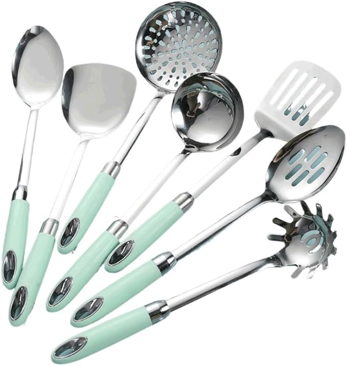 Stainless Steel Kitchen Tools Cooking Set Spatula Shovel Soup Tong Accessories Baking