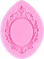 Mujiang Photo Frame Fondant Molds Picture Frames Silicone Mold For Cake Decorating Cupcake Topper Chocolate Candy Polymer Clay Set Of 4