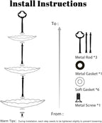 BonNoces 3-Tier Porcelain Cupcake Stand Serving Tray - White Embossed Elegant Dessert Cake Stand - Pastry Serving Stand for Tea Party, Wedding and Birthday