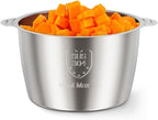SUS 304 Stainless Steel Bowl Compatible with Ganiza GC10 & GC10-S Food Processor, 1PCS, 8Cup