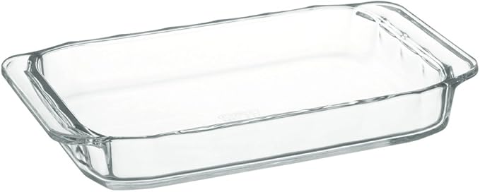 iwaki KBC3850 BC3850 Heat Resistant Glass Toaster Oven Dish, Basic Series, 9.4 x 5.7 x 1.4 inches (240 x 145 x 35 mm), 23.7 fl oz (700 ml)