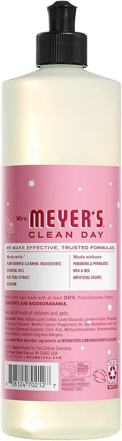Mrs. MEYER'S CLEAN DAY Variety Dish Soap Scent (Peppermint + Orange Clove + Iowa Pine)