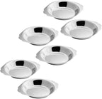 Soro Essentials- 10 oz. Stainless Steel Round Au Gratin Dish Set of 8 - Serving Dish for Individual Serving Casseroles Lasagna and Cobblers Table Serving Dishes Casserole Dishes Individual Gratin Dishes