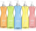 Method Gel Dish Soap, Lime + Sea Salt, Tough on Grease, 18 Fl Oz (Pack of 6)