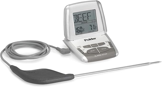 Polder Deluxe Preset In-Oven Thermometer with Ultra Probe THM 308 90