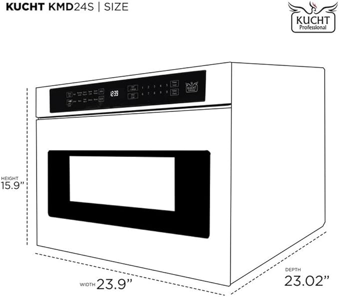 Pemberly Row 23.8" Modern Stainless Steel Microwaves in Silver