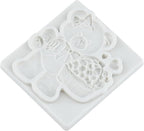 Bear Silicone Fondant Molds Bear Chocolate Candy Mold For Teddy Bears Cake Decoration Wedding Birthday Party Cupcake Topper Polymer Clay Gum Paste Set of 4