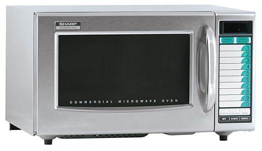 Sharp Medium-Duty Commercial Microwave Oven (15-0429) R-21LVF1 Cubic Feet