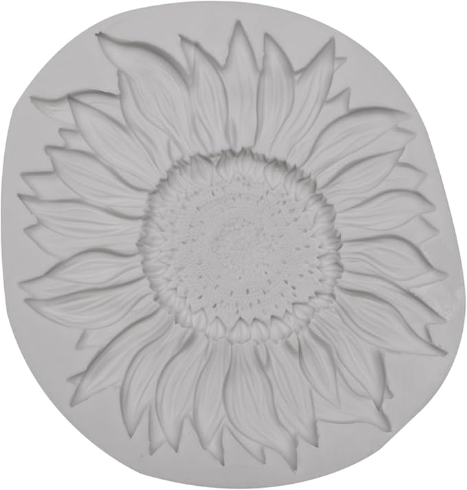 Sunflower Silicone Mold for Crafts, Oversized Sunflower Mold for Clay, 3D Flower Molds for Chocolate Fondant Cake Decoration Resin Polymer