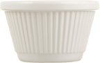 Winco Fluted Ramekins, 1.5-Ounce, Bone - 12 Pieces