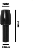 Black Reusable Coffee Machine Silicone Nozzle Milk Foam Foamer Accessories Suitable for Home Kitchen