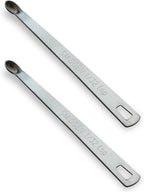 2PCS 1/32 Teaspoon(1/32tsp, 0.16ml, Smidgen) Single Tiny Measuring Spoon, Small Individual Stainless Steel Measure Spoons Only