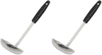 Chef Craft Select Cooking Ladle, 11.5 inch, Stainless Steel/Black (Pack of 2)