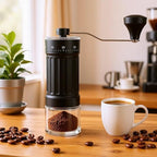 Manual Coffee Grinder, 40 Levels External Adjustment, Portable Hand Coffee Bean Mill, Ceramic Burr Coffee Grinder