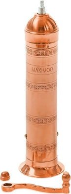 Original Greek Pepper Mill, European Style Salt and Pepper Grinder, 9-Inch (Copper)